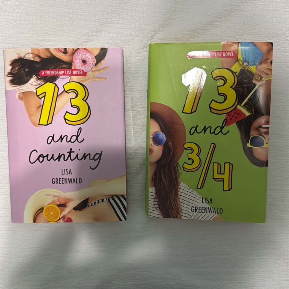 13 and Counting & 13 and 3/4 by Lisa Greenwald Book Bundle